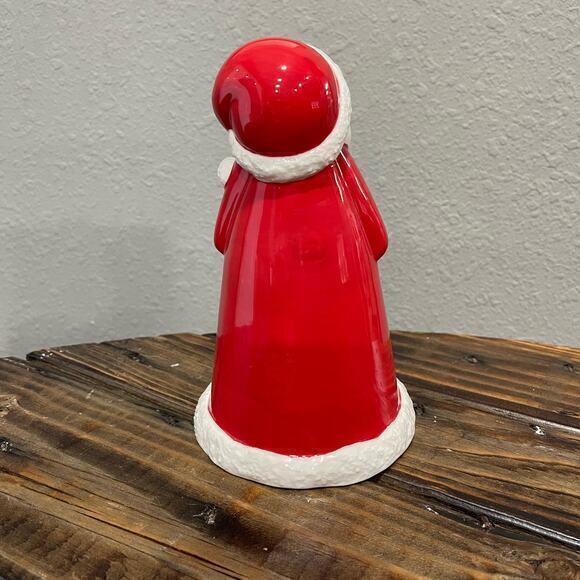The‎ White Barn Candle Co. Tea Candle Santa 8" Tall Holiday Festive - Picture 2 of 3